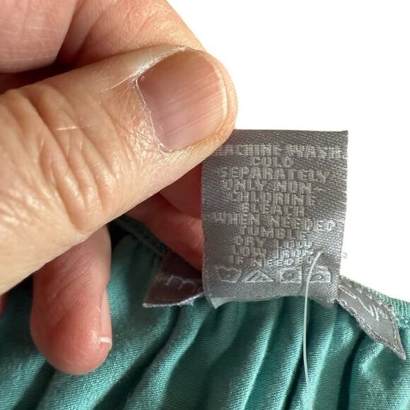 Modern Soul Top Women's 2XL XXL Green L/S Relaxed Oversized Stretch Boxy - Picture 5 of 8